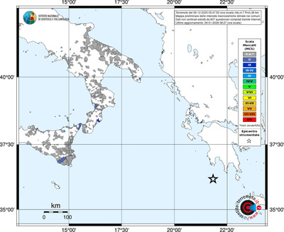 Mappa MCS - territori comuni