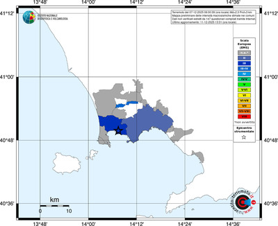 Mappa EMS - territori comuni