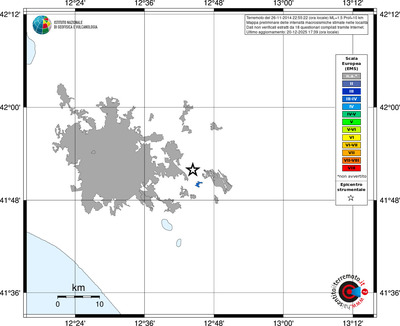 Mappa EMS - territori località