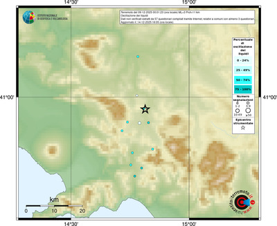 Mappa comuni con almeno 3 questionari