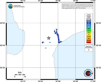 Mappa EMS - territori località