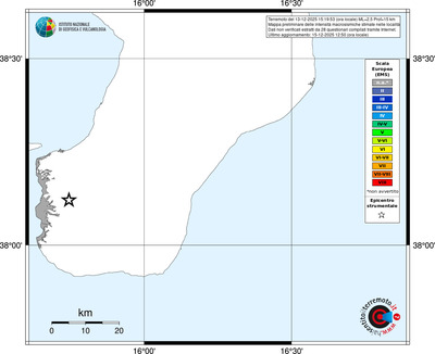 Mappa EMS - territori località