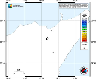 Mappa EMS - territori località