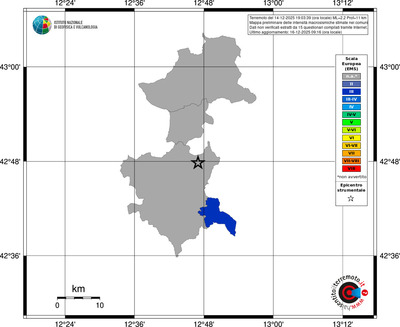Mappa EMS - territori comuni