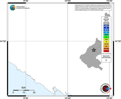 Mappa MCS - territori comuni