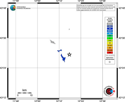 Mappa EMS - territori località