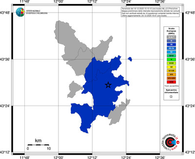 Mappa EMS - territori comuni