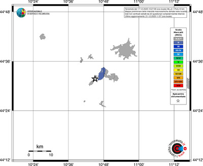 Mappa MCS - territori località