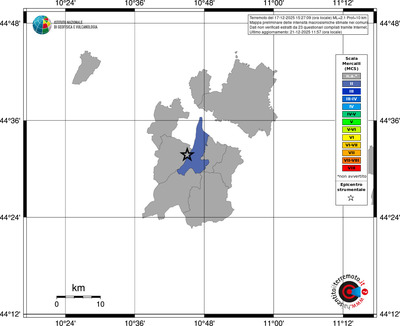 Mappa MCS - territori comuni
