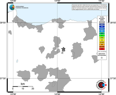 Mappa EMS - territori comuni