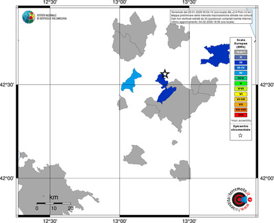 Mappa EMS - territori comuni