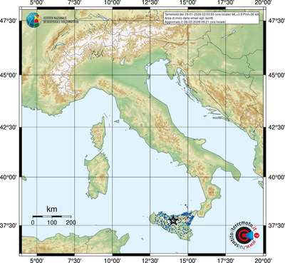Area di invio delle email agli iscritti