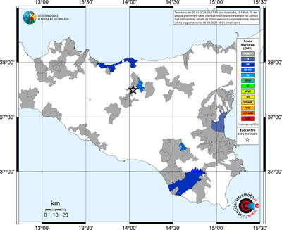 Mappa EMS - territori comuni