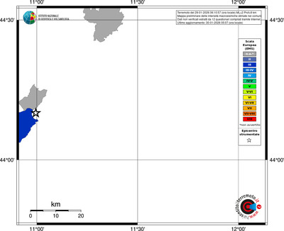 Mappa EMS - territori comuni