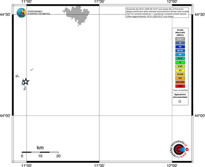 Mappa MCS - territori località