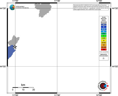 Mappa MCS - territori comuni