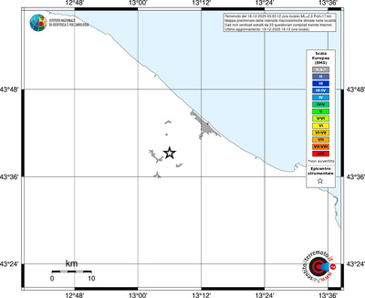 Mappa EMS - territori località