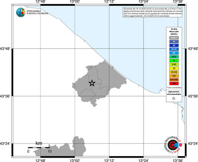 Mappa MCS - territori comuni