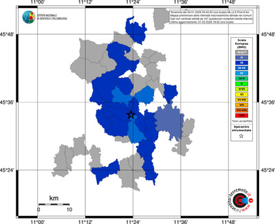Mappa EMS - territori comuni