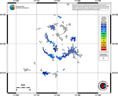 Mappa MCS - territori località