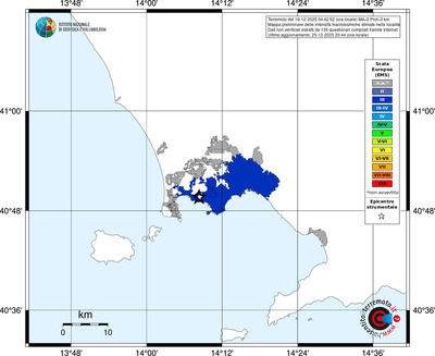 Mappa EMS - territori località