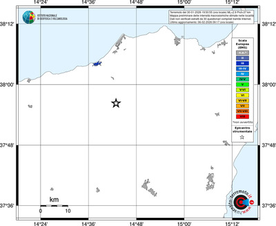 Mappa EMS - territori località