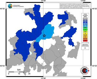 Mappa EMS - territori comuni