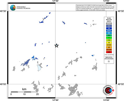 Mappa MCS - territori località