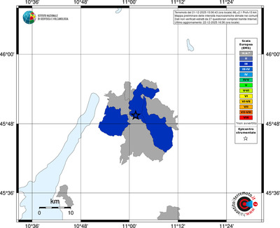 Mappa EMS - territori comuni