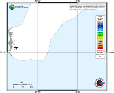 Mappa EMS - territori località