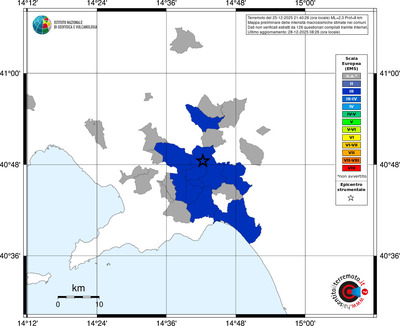 Mappa EMS - territori comuni