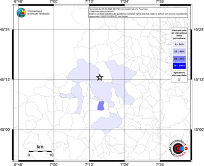 Mappa territorio comunale con almeno 3 questionari