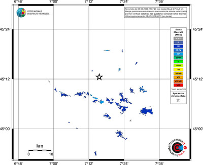 Mappa MCS - territori località