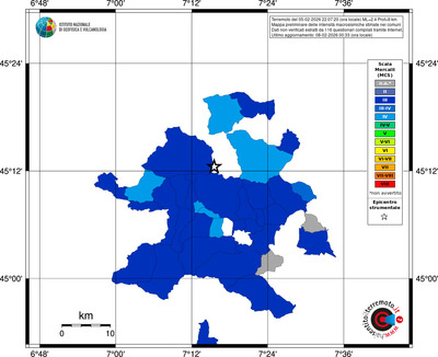 Mappa MCS - territori comuni