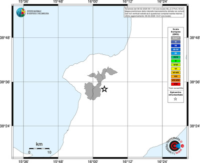 Mappa EMS - territori comuni