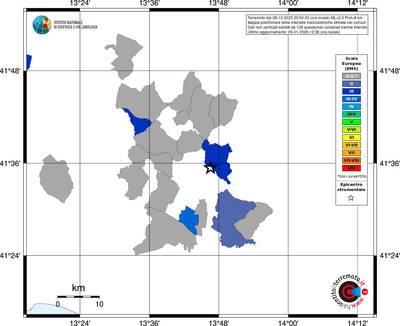 Mappa EMS - territori comuni