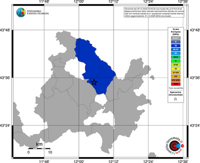 Mappa EMS - territori comuni