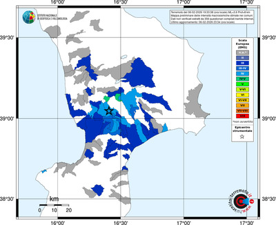 Mappa EMS - territori comuni