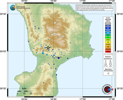 Risentimento macrosismico MCS