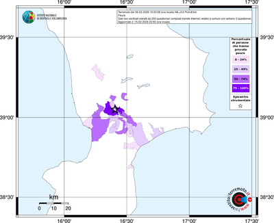 Mappa territorio comunale con almeno 3 questionari