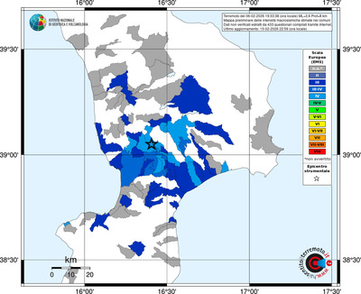 Mappa EMS - territori comuni