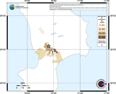 Mappa territorio comunale con almeno 3 questionari