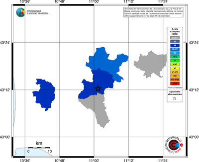 Mappa EMS - territori comuni