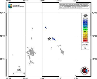 Mappa EMS - territori località