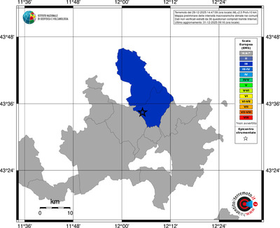 Mappa EMS - territori comuni