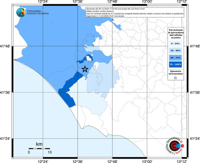 Mappa territorio comunale con almeno 3 questionari