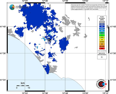 Mappa EMS - territori località