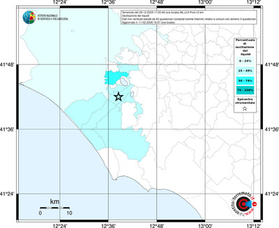 Mappa territorio comunale con almeno 3 questionari