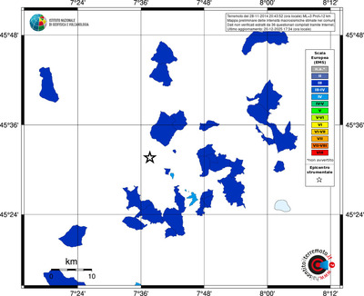 Mappa EMS - territori comuni
