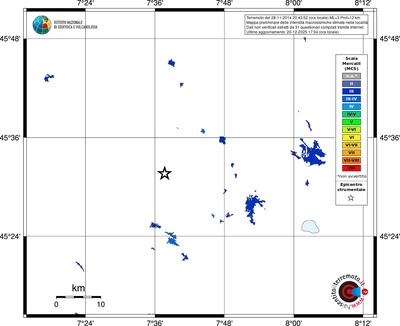 Mappa MCS - territori località